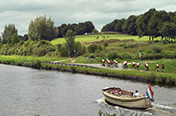 Bootje op rivier