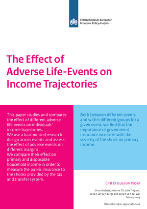 The effect of adverse life-events on income trajectories