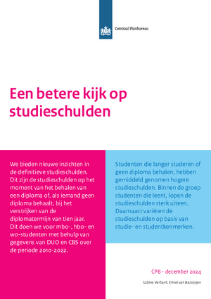 Een betere kijk op studieschulden