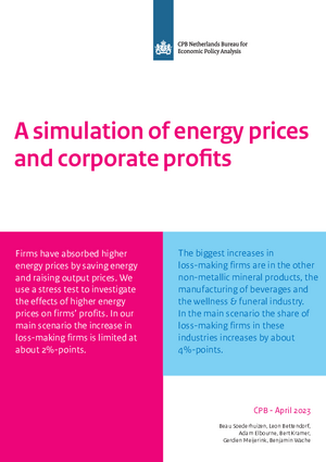 A simulation of energy prices and corporate profits