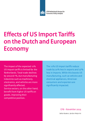 Effects of US Import Tariffs on the Dutch and European Economy