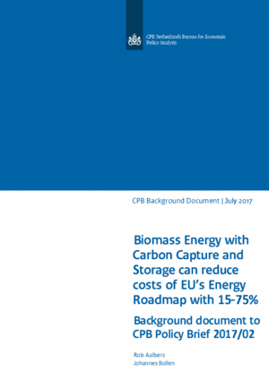Biomass Energy with Carbon Capture and Storage can reduce EU’s Energy Roadmap costs with 15-75%