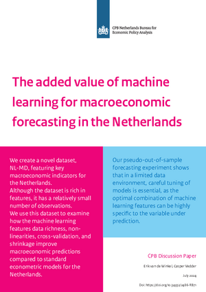 The added value of machine learning for macroeconomic forecasting in the Netherlands