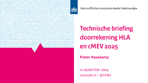 Presentatie doorrekening hoofdlijnenakkoord en cMEV 2025