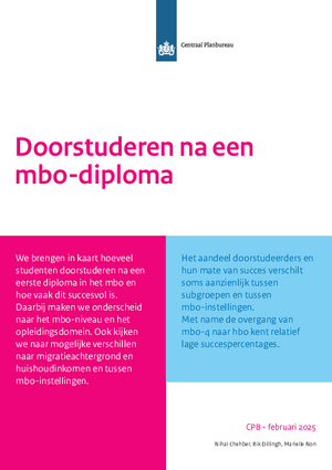 Doorstuderen na mbo-diploma