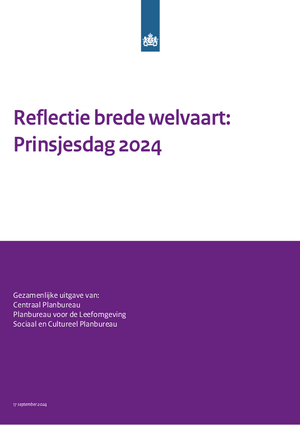 Reflectie brede welvaart