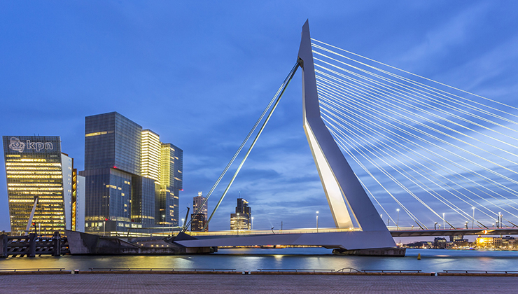 Erasmusbridge in Rotterdam