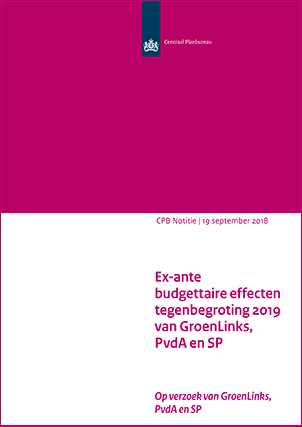 Tegenbegroting 2019 van GroenLinks, PvdA en SP