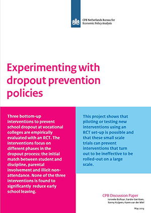 Experimenting with dropout prevention policies