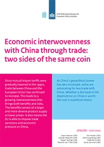 Economic interwovenness with China through trade: two sides of the same coin