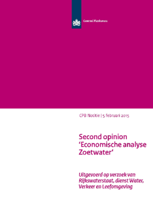 Second opinion Economische analyse Zoetwater