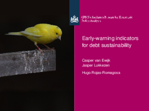 Presentation 'Early-warning indicators for debt sustainability'