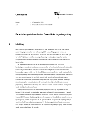 Tegenbegroting GroenLinks